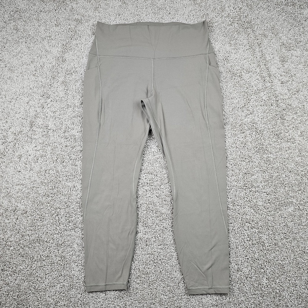 Lululemon Align High-Rise Pant with Pockets 25" Size 14 Grey Sage W5DCES